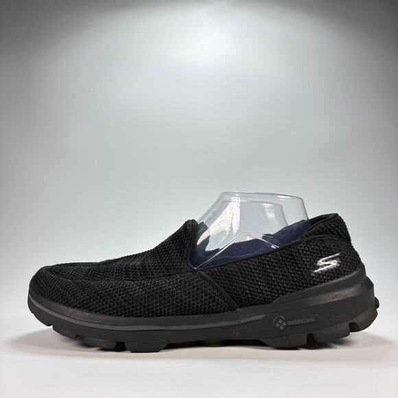 Skechers Go Walk 3 Black Lightweight Slip On Walking Shoes 54047 Men's Size 11 - Picture 4 of 11